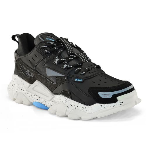 Tenis Masculino Qix Trek Preto e Grafite-52020010.060 -1-